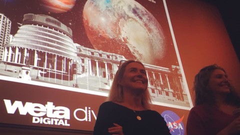 Daniella Scalice, Education and Communication Lead for the NASA Astrobiology Program, visits New Zealand