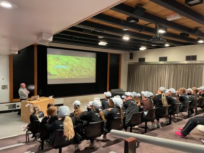 Dr. Mitch Schulte - talking about Mars to Selwyn House students, 2024